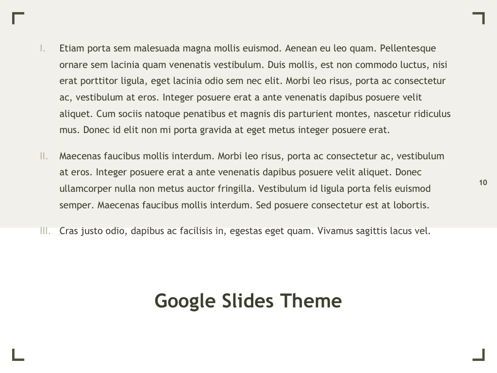 Exhibit Google Slides Template, Slide 11, 04866, Presentation Templates — PoweredTemplate.com