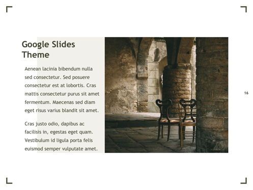 Exhibit Google Slides Template, Slide 17, 04866, Presentation Templates — PoweredTemplate.com