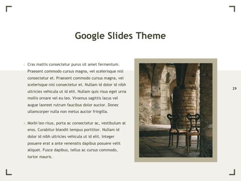 Exhibit Google Slides Template, Slide 30, 04866, Presentation Templates — PoweredTemplate.com
