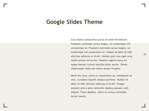 Exhibit Google Slides Template, Slide 33, 04866, Presentation Templates — PoweredTemplate.com