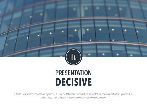 Decisive PowerPoint Template, Dia 2, 04878, Presentatie Templates — PoweredTemplate.com