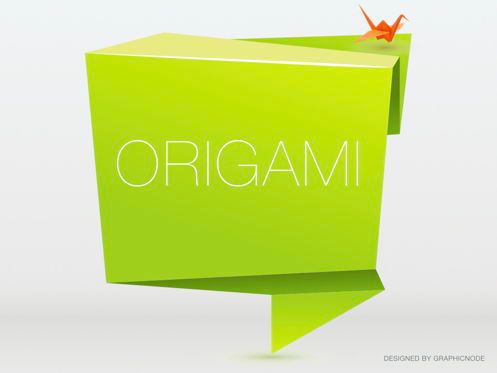 Origami Keynote Presentation Template, Dia 11, 04888, Businessmodellen — PoweredTemplate.com