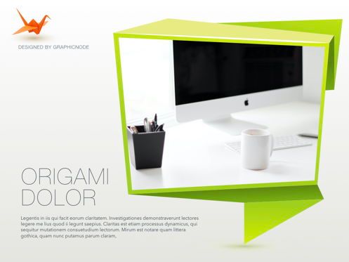 Origami Keynote Presentation Template, Diapositiva 16, 04888, Modelos de negocios — PoweredTemplate.com