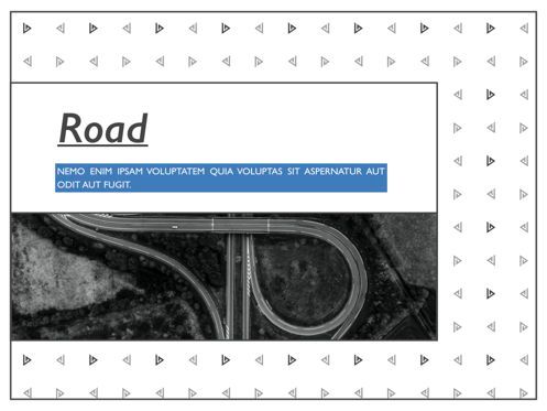 Road Keynote Presentation Template, Slide 11, 04890, Business Models — PoweredTemplate.com