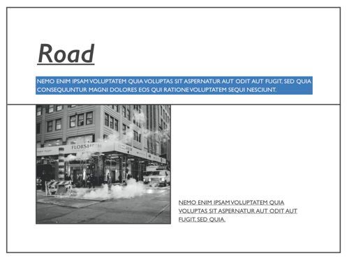 Road Keynote Presentation Template, Slide 22, 04890, Business Models — PoweredTemplate.com
