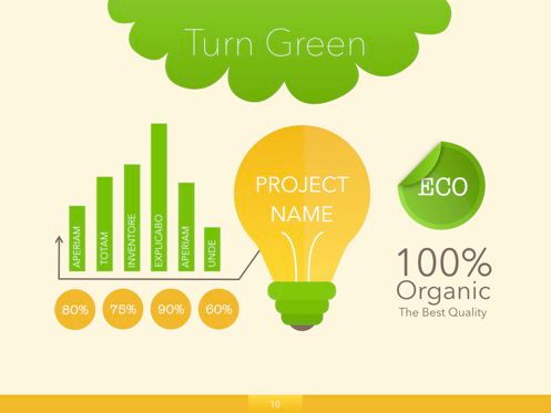 Turn Green Keynote Presentation Template, スライド 3, 04892, ビジネスモデル — PoweredTemplate.com