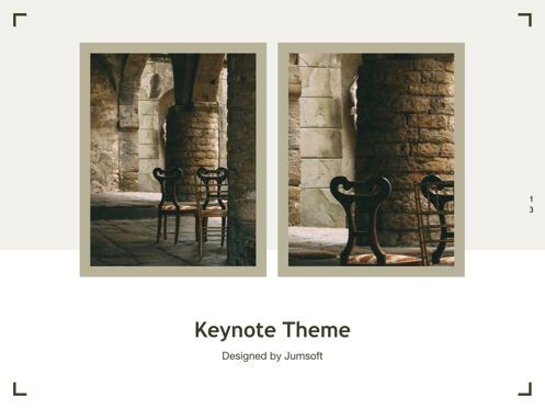 Exhibit Keynote Template, Diapositive 14, 04918, Modèles de présentations — PoweredTemplate.com