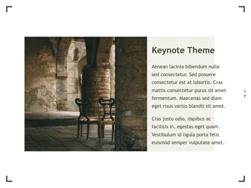 Exhibit Keynote Template, Slide 18, 04918, Presentation Templates — PoweredTemplate.com