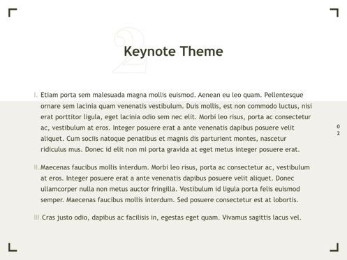 Exhibit Keynote Template, Folie 3, 04918, Präsentationsvorlagen — PoweredTemplate.com