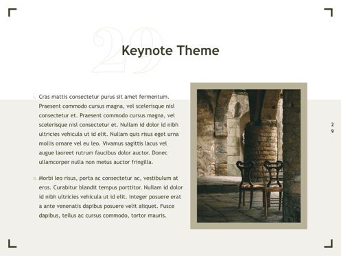 Exhibit Keynote Template, Diapositive 30, 04918, Modèles de présentations — PoweredTemplate.com