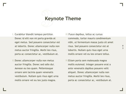 Exhibit Keynote Template, Dia 4, 04918, Presentatie Templates — PoweredTemplate.com