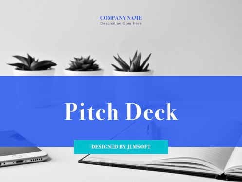 Bright Pitch Deck PowerPoint Template, 幻灯片 2, 04926, 演示模板 — PoweredTemplate.com