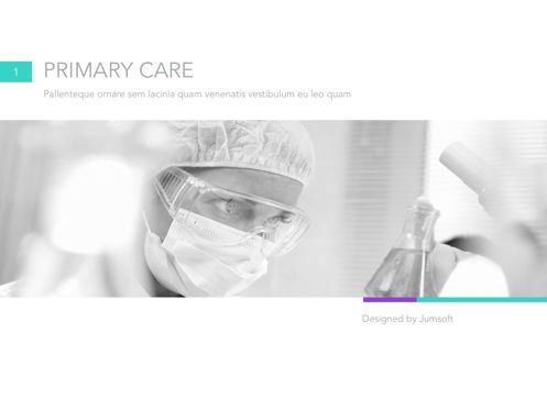 Primary Care Google Slides Template, Diapositiva 2, 04929, Diagramas y gráficos médicos — PoweredTemplate.com