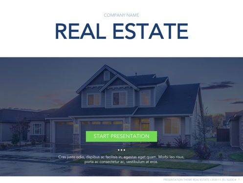 Real Estate Google Slides Template, Slide 2, 04939, Presentation Templates — PoweredTemplate.com
