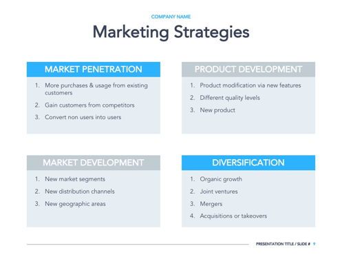 Marketing Strategy Google Slides Theme, Diapositiva 10, 04960, Modelos de negocios — PoweredTemplate.com