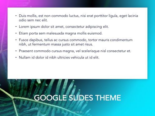 Vivid Google Slides Theme, Slide 11, 04967, Presentation Templates — PoweredTemplate.com