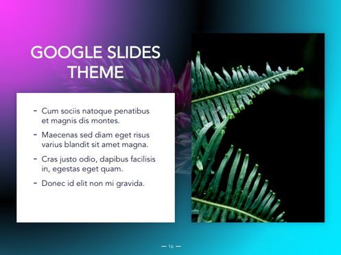Vivid Google Slides Theme, Slide 17, 04967, Presentation Templates — PoweredTemplate.com