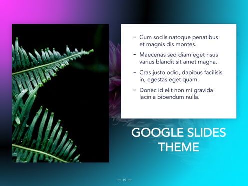 Vivid Google Slides Theme, スライド 20, 04967, プレゼンテーションテンプレート — PoweredTemplate.com
