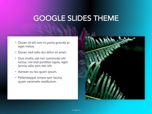 Vivid Google Slides Theme, スライド 30, 04967, プレゼンテーションテンプレート — PoweredTemplate.com