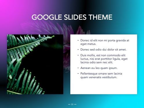 Vivid Google Slides Theme, Diapositive 31, 04967, Modèles de présentations — PoweredTemplate.com
