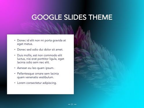 Vivid Google Slides Theme, Diapositiva 32, 04967, Plantillas de presentación — PoweredTemplate.com