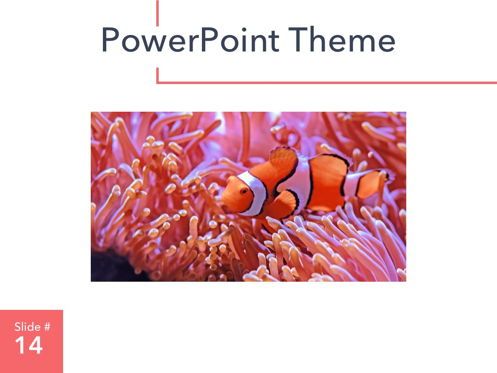 Living Coral PowerPoint Theme, Diapositive 15, 04969, Modèles de présentations — PoweredTemplate.com
