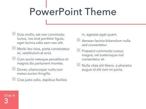Living Coral PowerPoint Theme, Diapositive 4, 04969, Modèles de présentations — PoweredTemplate.com