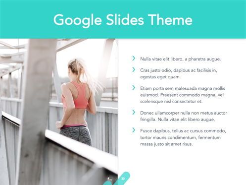 Running Forward Google Slides, Slide 31, 04970, Presentation Templates — PoweredTemplate.com