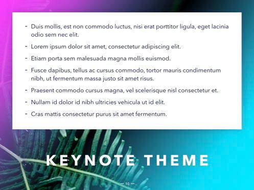 Vivid Keynote Presentation Theme, Diapositive 11, 04974, Modèles de présentations — PoweredTemplate.com