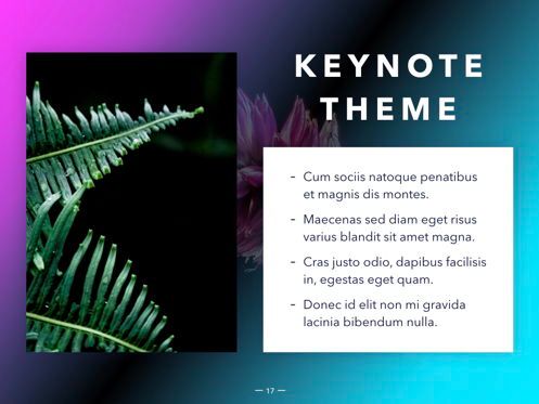 Vivid Keynote Presentation Theme, Slide 18, 04974, Presentation Templates — PoweredTemplate.com