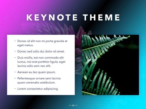 Vivid Keynote Presentation Theme, Diapositive 30, 04974, Modèles de présentations — PoweredTemplate.com