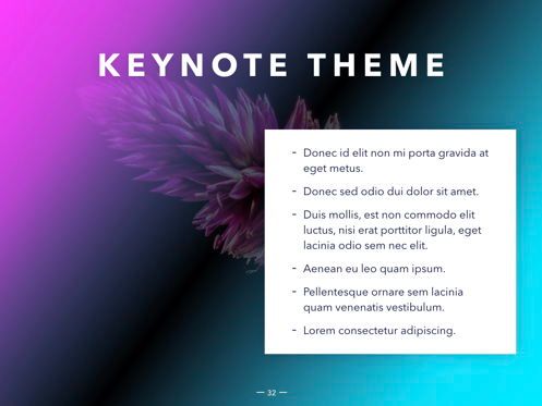 Vivid Keynote Presentation Theme, Slide 33, 04974, Modelli Presentazione — PoweredTemplate.com