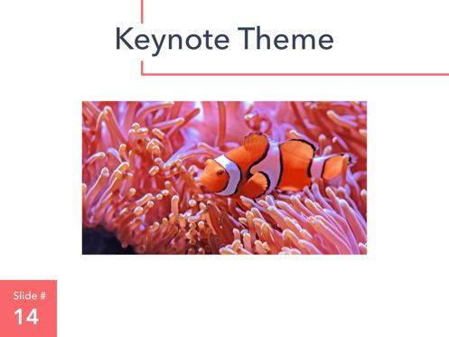 Living Coral Keynote Theme, Slide 15, 04976, Presentation Templates — PoweredTemplate.com