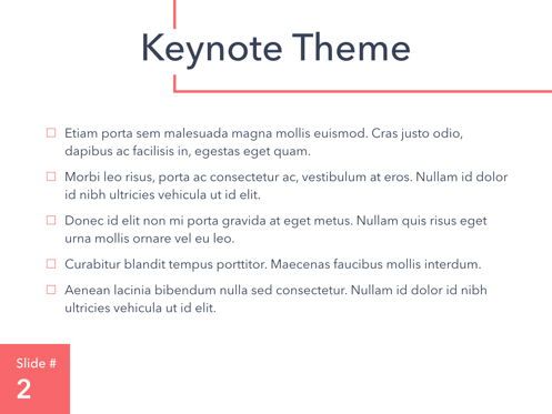 Living Coral Keynote Theme, Diapositive 3, 04976, Modèles de présentations — PoweredTemplate.com