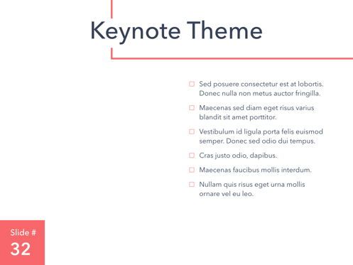 Living Coral Keynote Theme, Slide 33, 04976, Presentation Templates — PoweredTemplate.com
