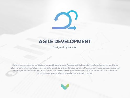 Agile Development PowerPoint Template, スライド 2, 04979, ビジネスモデル — PoweredTemplate.com