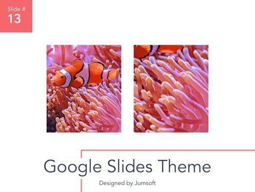 Living Coral Google Slides Theme, Diapositive 14, 04980, Modèles de présentations — PoweredTemplate.com