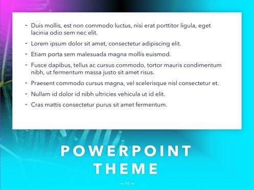 Vivid PowerPoint Theme, Slide 11, 04983, Presentation Templates — PoweredTemplate.com