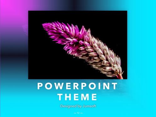 Vivid PowerPoint Theme, Slide 13, 04983, Presentation Templates — PoweredTemplate.com