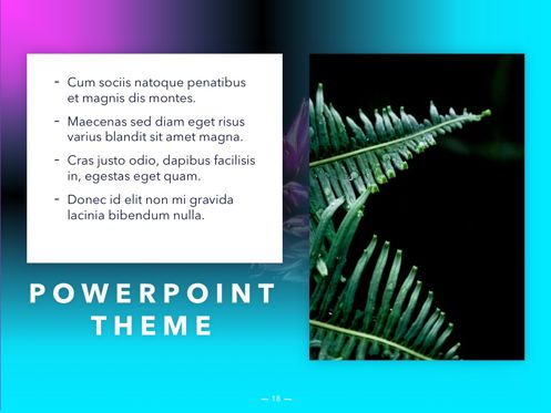 Vivid PowerPoint Theme, Diapositiva 19, 04983, Plantillas de presentación — PoweredTemplate.com