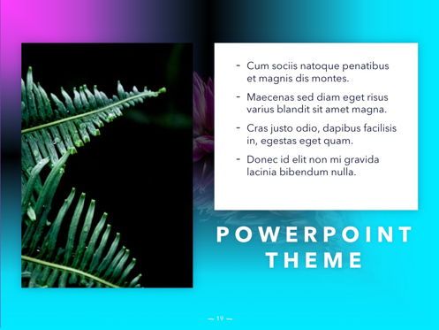 Vivid PowerPoint Theme, Diapositiva 20, 04983, Plantillas de presentación — PoweredTemplate.com