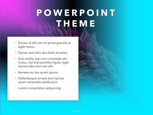 Vivid PowerPoint Theme, Diapositiva 32, 04983, Plantillas de presentación — PoweredTemplate.com
