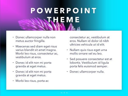 Vivid PowerPoint Theme, 슬라이드 4, 04983, 프레젠테이션 템플릿 — PoweredTemplate.com