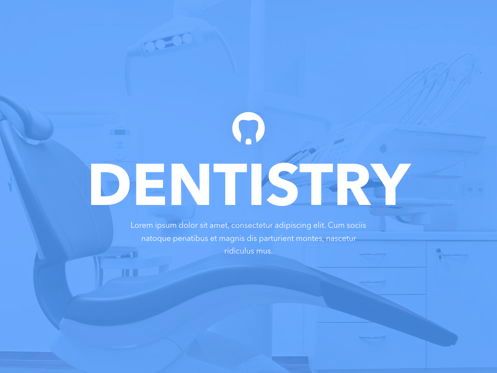 Dentistry Keynote Template, 幻灯片 2, 04993, 医疗图和图表 — PoweredTemplate.com