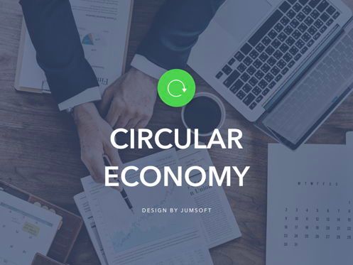 Circular Economy PowerPoint Template, 幻灯片 2, 04994, 演示模板 — PoweredTemplate.com