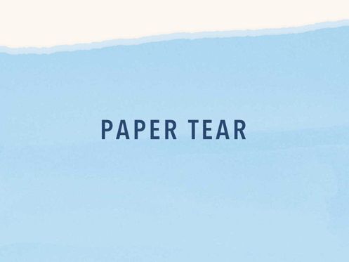 Paper Tear PowerPoint Template, 幻灯片 10, 04995, 演示模板 — PoweredTemplate.com