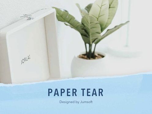 Paper Tear PowerPoint Template, 幻灯片 2, 04995, 演示模板 — PoweredTemplate.com