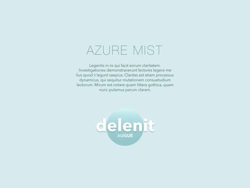 Azure Mist Keynote Presentation Template, Deslizar 11, 05003, Modelos de Apresentação — PoweredTemplate.com