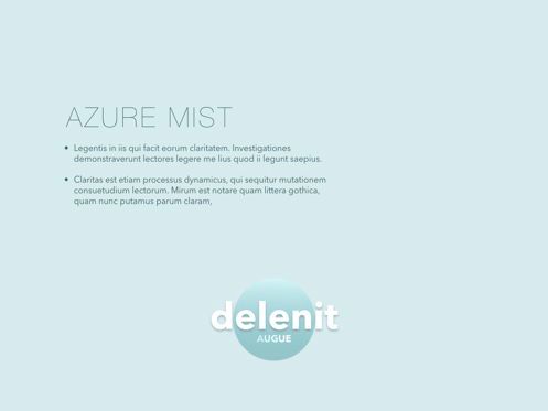 Azure Mist Keynote Presentation Template, Slide 12, 05003, Presentation Templates — PoweredTemplate.com