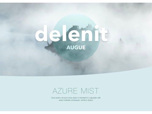 Azure Mist Keynote Presentation Template, Deslizar 16, 05003, Modelos de Apresentação — PoweredTemplate.com